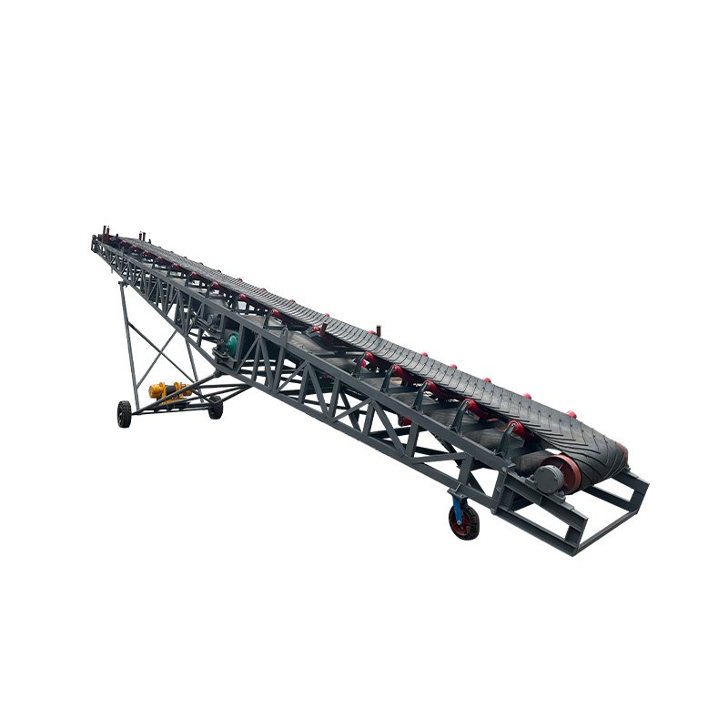 DJ type steep angle belt conveyor