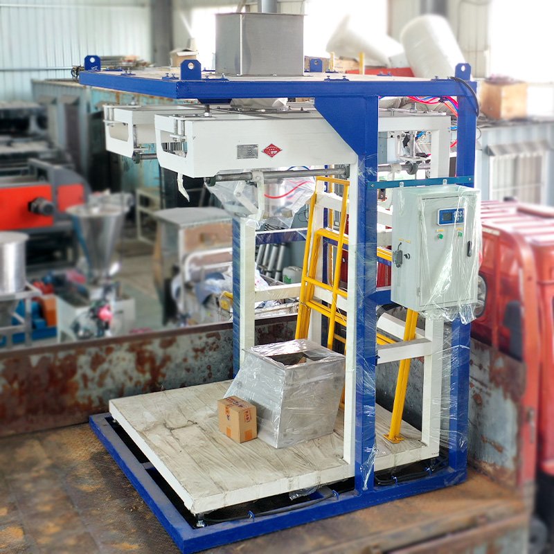 Simple bottom weighing ton bag machine