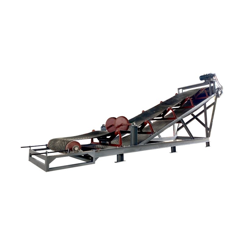 DJ type steep angle belt conveyor
