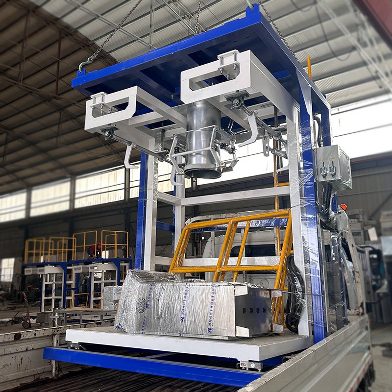 Simple bottom weighing ton bag machine