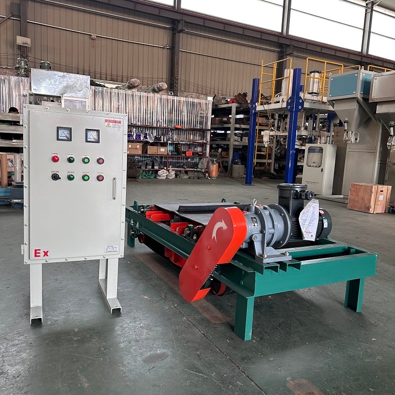 Iron remover for recycling plant bulk material handling conveyor