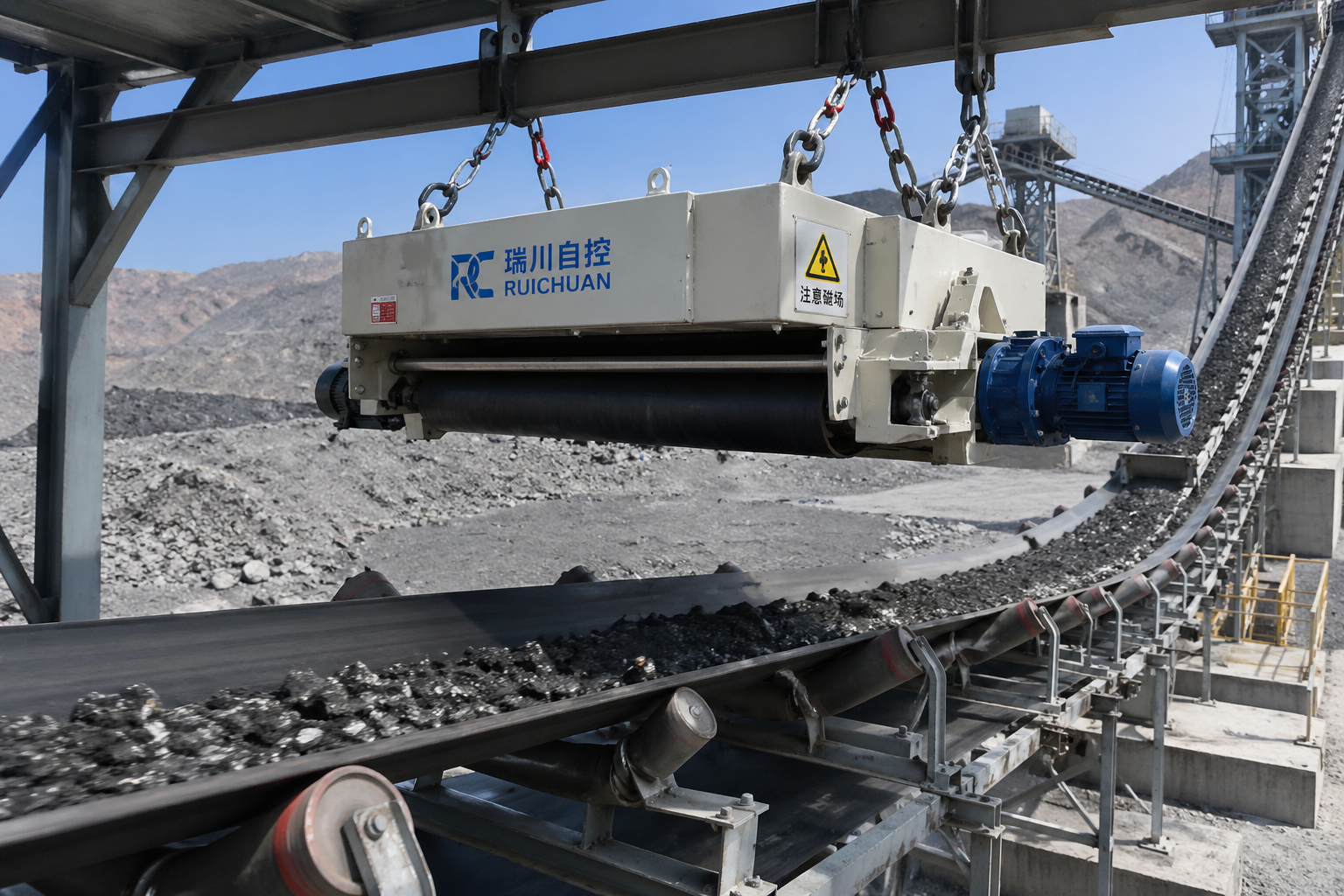 Magnetic separation equipment selection for mining bulk material handling